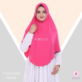 Hijab Amily Ozza Daily Hot Pink