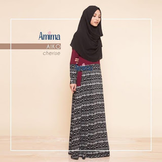 Gamis Amima Aiko Dress Cherise
