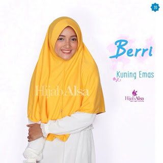 Hijab Alsa Berri Kuning Emas