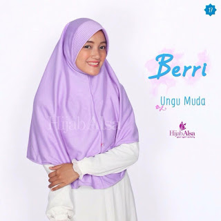 Hijab Alsa Berri Ungu Muda