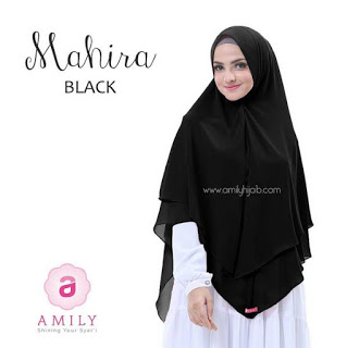 Hijab Amily Khimar Mahira Black