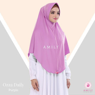 Hijab Amily Ozza Daily Purple